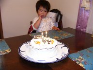 2歳誕生日（ついた！）