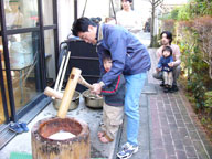 松沢児童館もちつき