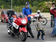 親子バイク教室（森町スライドパーク）