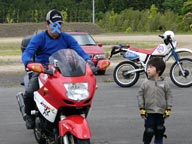 親子バイク教室（森町スライドパーク）