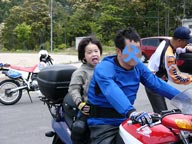 親子バイク教室（森町スライドパーク）