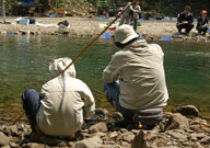 秋川国際マス釣場