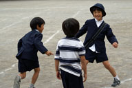 小学校運動会終了後